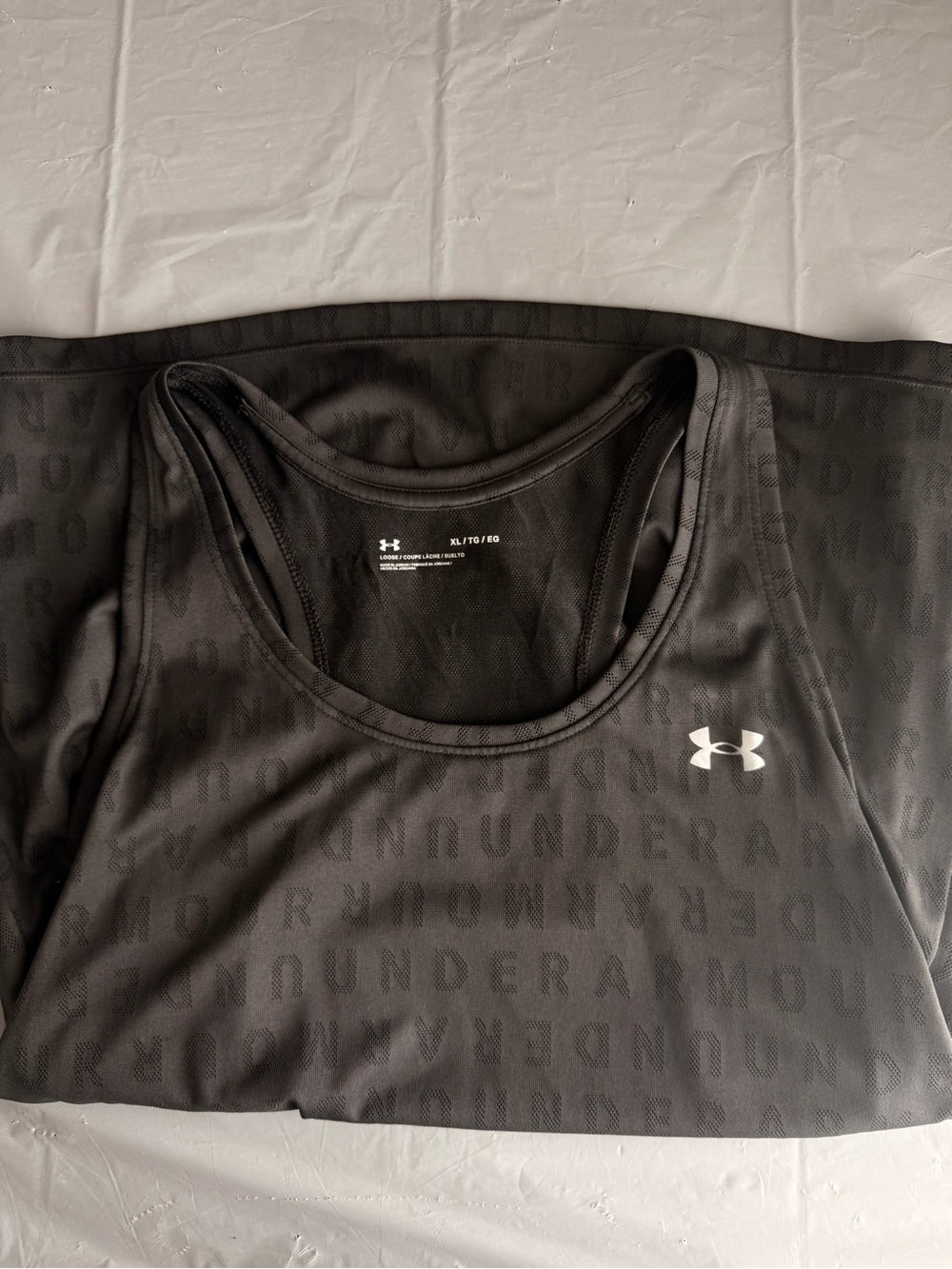 Under Armour Women’s Black Logo Racerback Tank